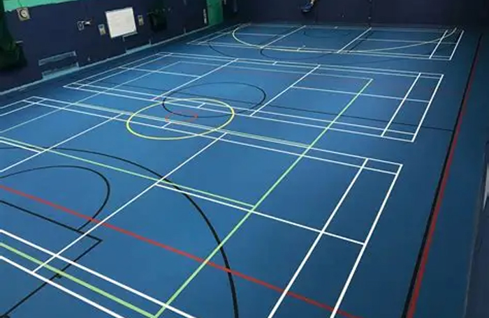 Indoor sports flooring